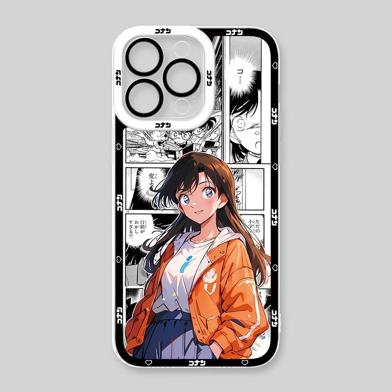 蘋果 系列名偵探柯南天使眼透明防摔軟殼