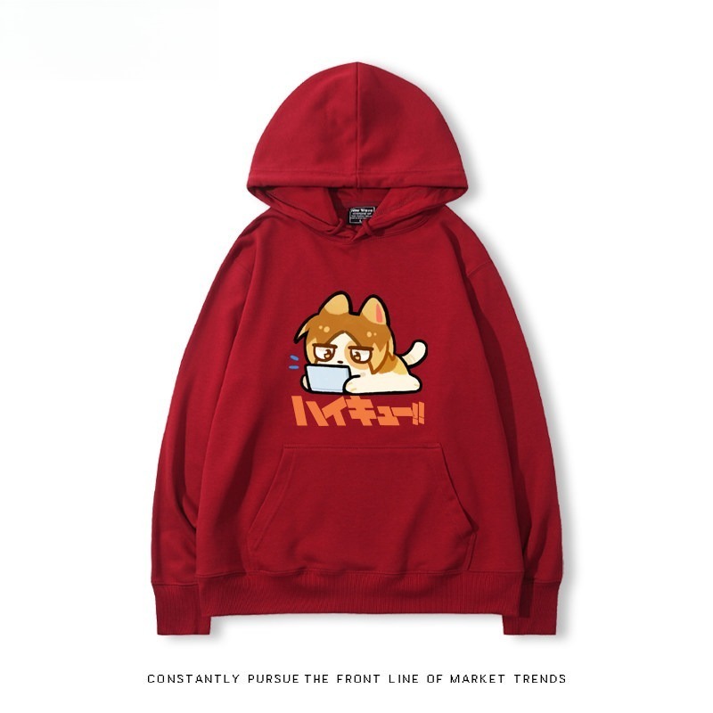 排球少年 聯名衛衣2026秋冬新款 親子情侶連帽衛衣