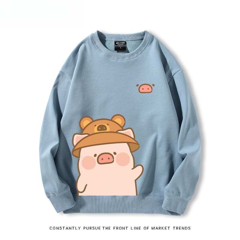 LuLu豬 聯名親子情侶裝 圓領長袖