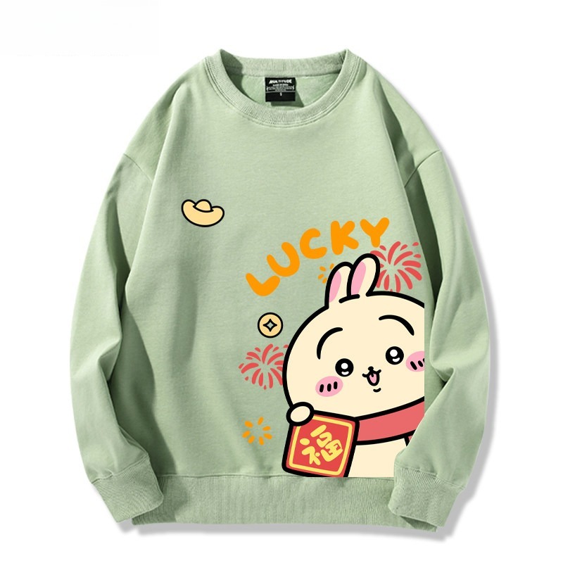 Chiikawa 聯名親子情侶裝 圓領長袖