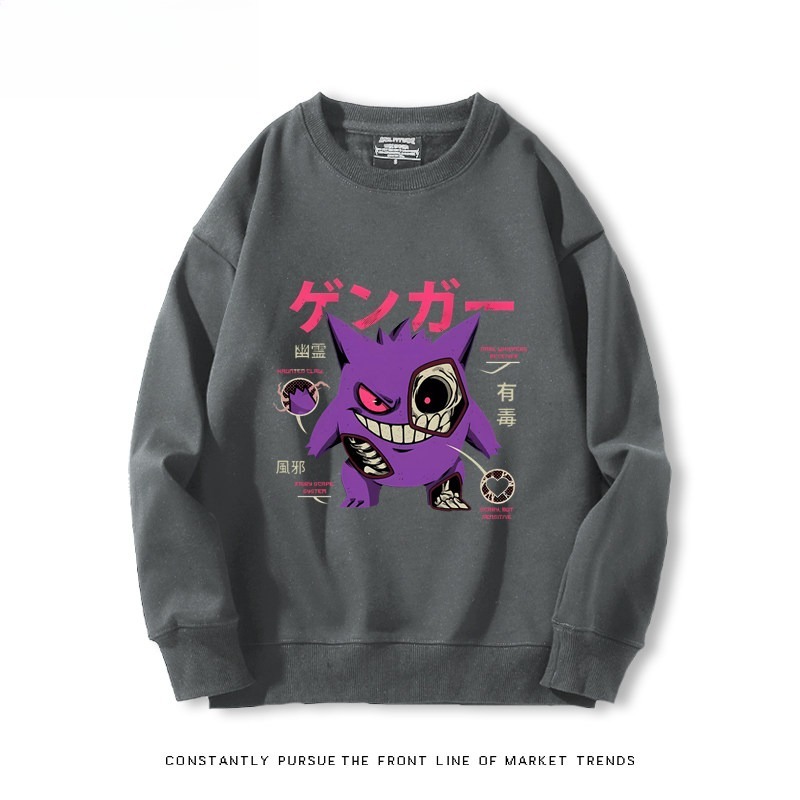 寶可夢耿鬼 聯名親子情侶裝 圓領長袖