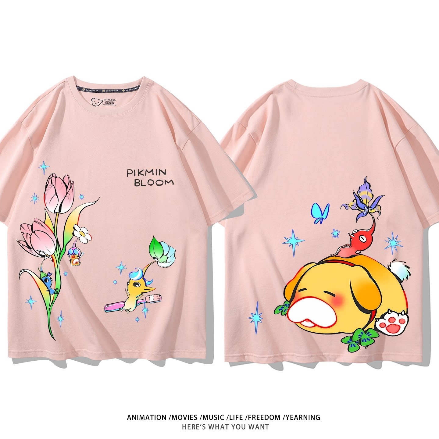 皮克敏PIKMIN4 印花短袖T恤