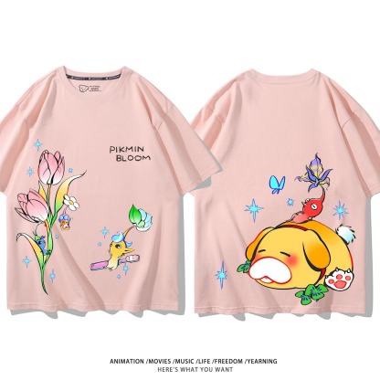 皮克敏PIKMIN4 印花短袖T恤