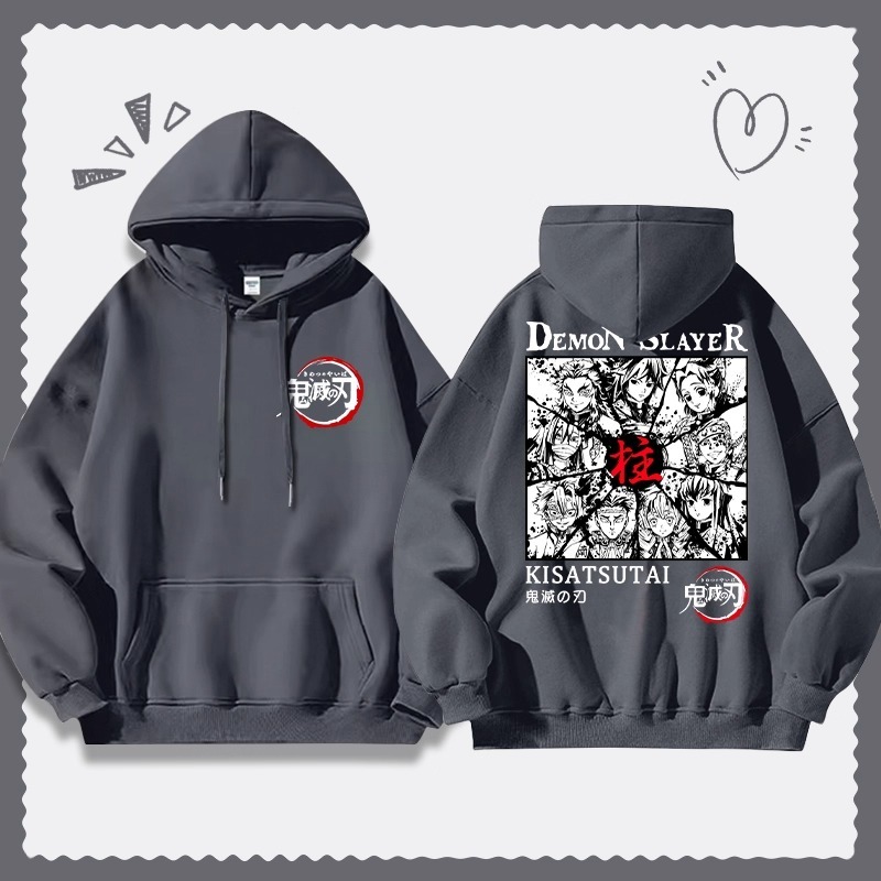 鬼滅之刃 聯名衛衣2025秋冬新款寬鬆連帽衛衣