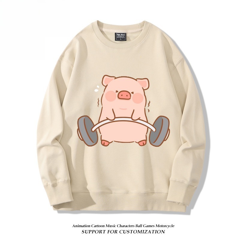 LuLu豬 聯名親子情侶裝 圓領長袖