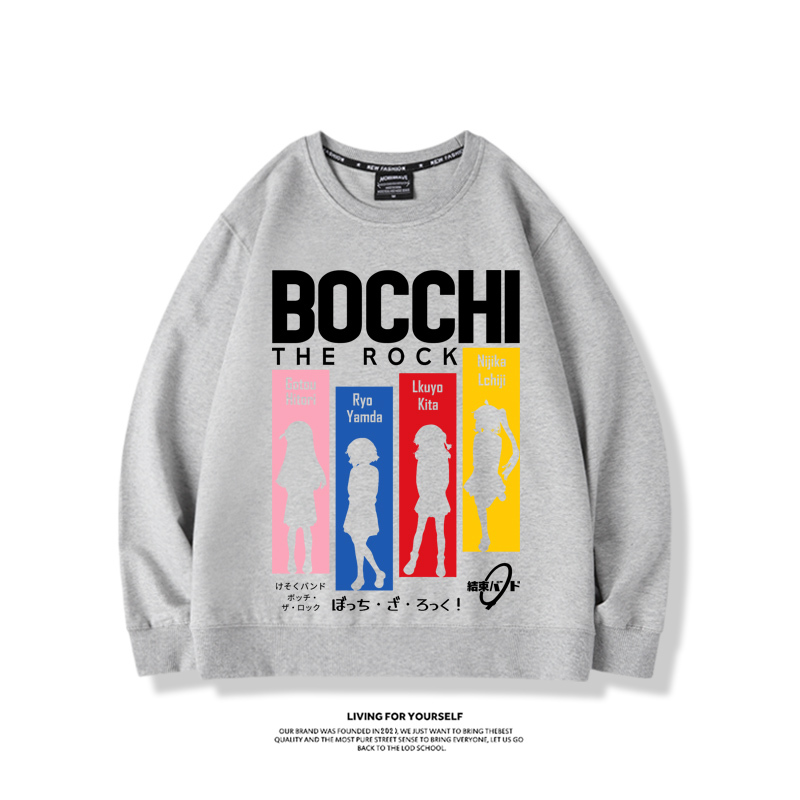 孤獨搖滾2024親子情侶裝 圓領長袖