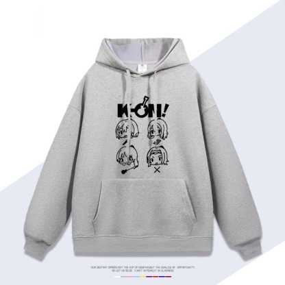 輕音少女K-ON 聯名衛衣2025秋冬新款 親子情侶裝連帽衛衣