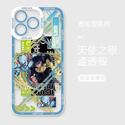 蘋果 系列jojo的奇妙冒險天使眼透明防摔軟殼