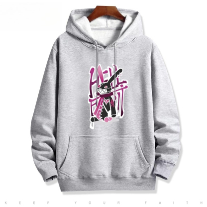 柚子社新作Lemonade隱杏珠同款 寬鬆百搭連帽衛衣