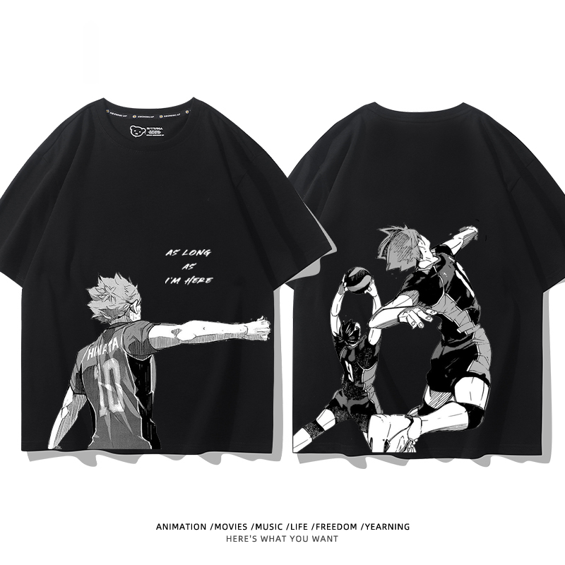 排球少年 2024親子情侶男女同款 純棉T恤