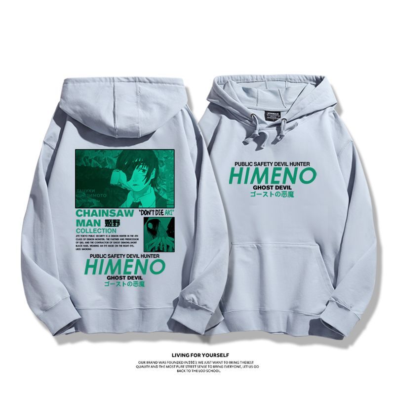 鏈鋸人新款 親子情侶男女款連帽衛衣