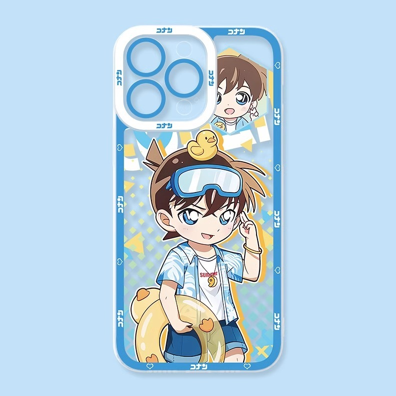 蘋果 系列名偵探柯南天使眼透明防摔軟殼