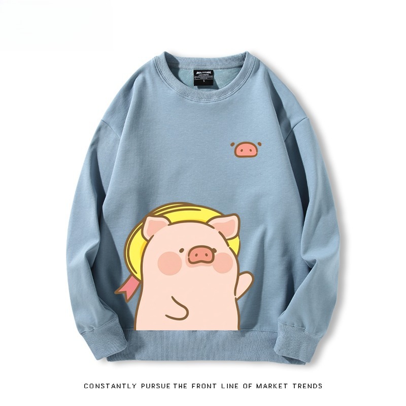 LuLu豬 聯名親子情侶裝 圓領長袖