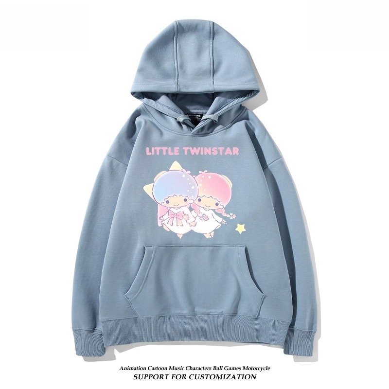 雙子星little twinstars新款 親子情侶男女連帽衛衣