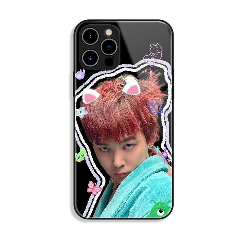 GD權志龍新款高清全包防摔玻璃殼