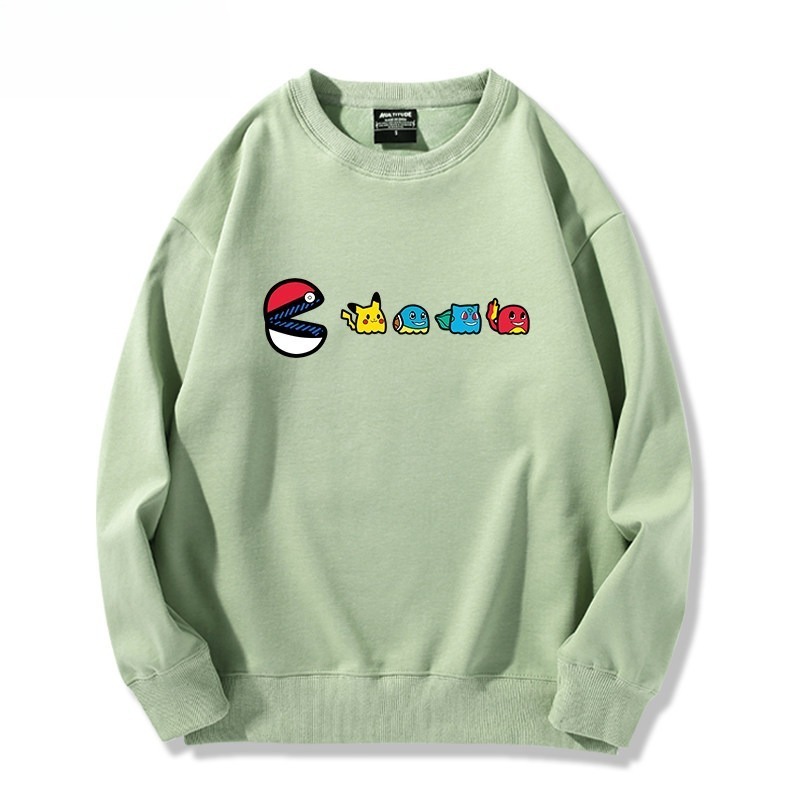 精靈寶可夢星之卡比 聯名親子情侶裝 圓領長袖