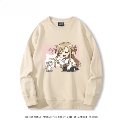 刀劍神域 聯名親子情侶裝 圓領長袖