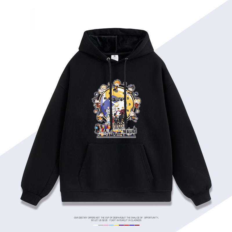 排球少年 聯名衛衣2025秋冬新款 親子情侶裝連帽衛衣