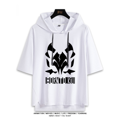 蔚藍檔案 鬼方佳代子 連帽短袖T恤