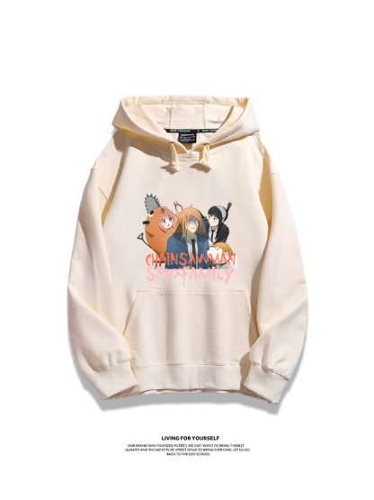 鏈鋸人新款 親子情侶男女款連帽衛衣