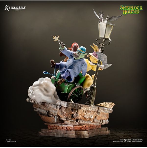 【預購】正版授權 石油廠Figurama 《妙犬神探/名偵探福爾摩斯》夏洛克、華生和哈德遜夫人 1/8雕像