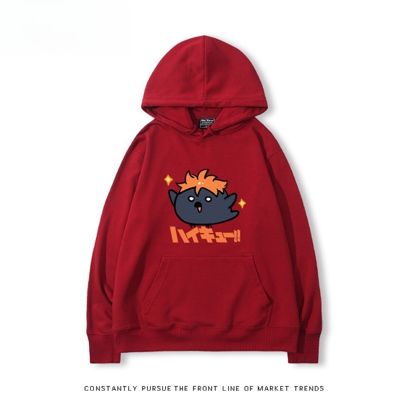 排球少年 聯名衛衣2026秋冬新款 親子情侶連帽衛衣