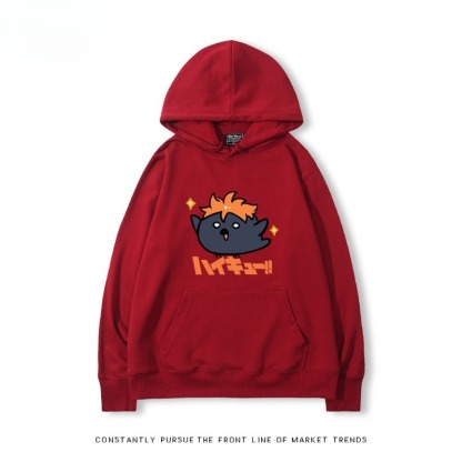 排球少年 聯名衛衣2026秋冬新款 親子情侶連帽衛衣