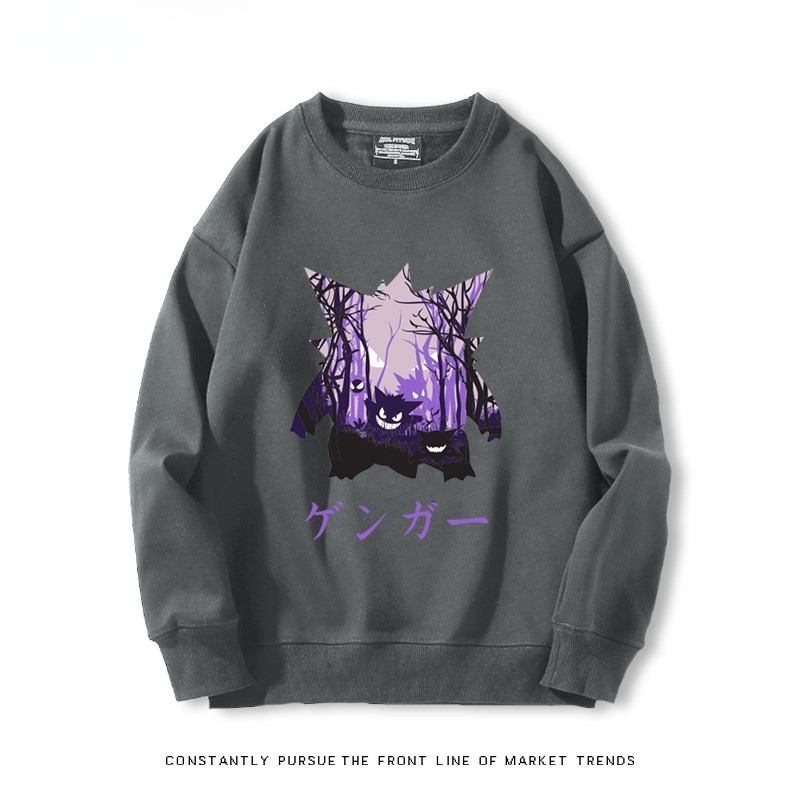 寶可夢耿鬼 聯名親子情侶裝 圓領長袖