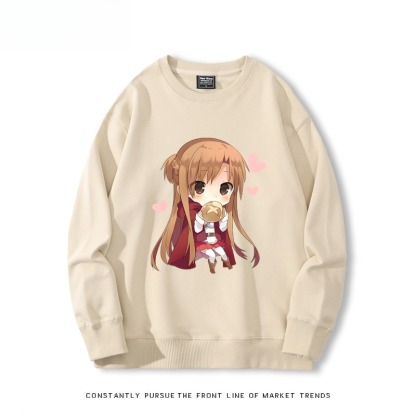 刀劍神域 聯名親子情侶裝 圓領長袖