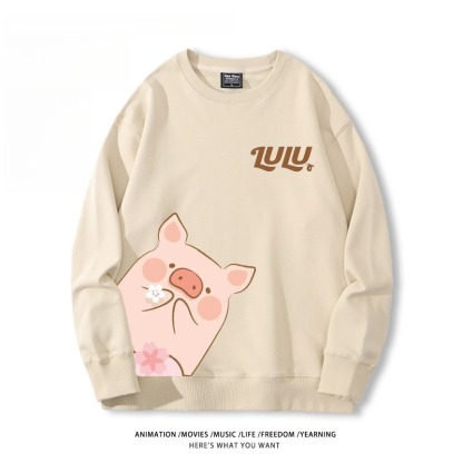LuLu豬 聯名親子情侶裝 圓領長袖