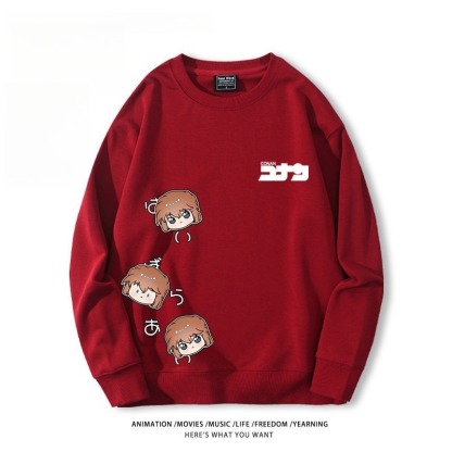 名偵探柯南 聯名親子情侶裝 圓領長袖