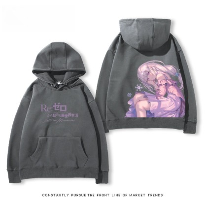 從零開始的異世界 親子情侶男女連帽衛衣