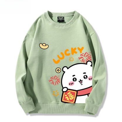 Chiikawa 聯名親子情侶裝 圓領長袖