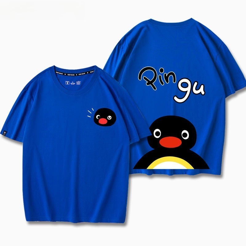 企鵝家族Pingu 印花短袖T恤