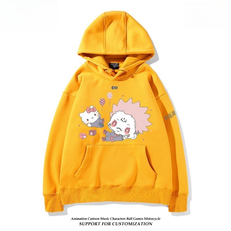 咒術迴戰 聯名衛衣2026秋冬新款親子情侶裝連帽衛衣