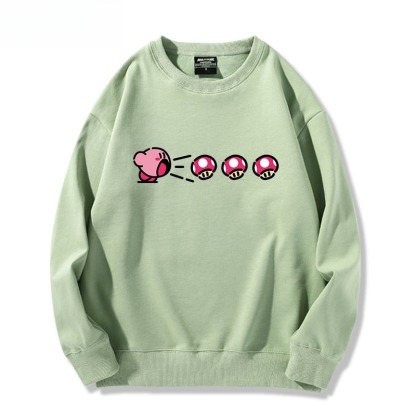 精靈寶可夢星之卡比 聯名親子情侶裝 圓領長袖