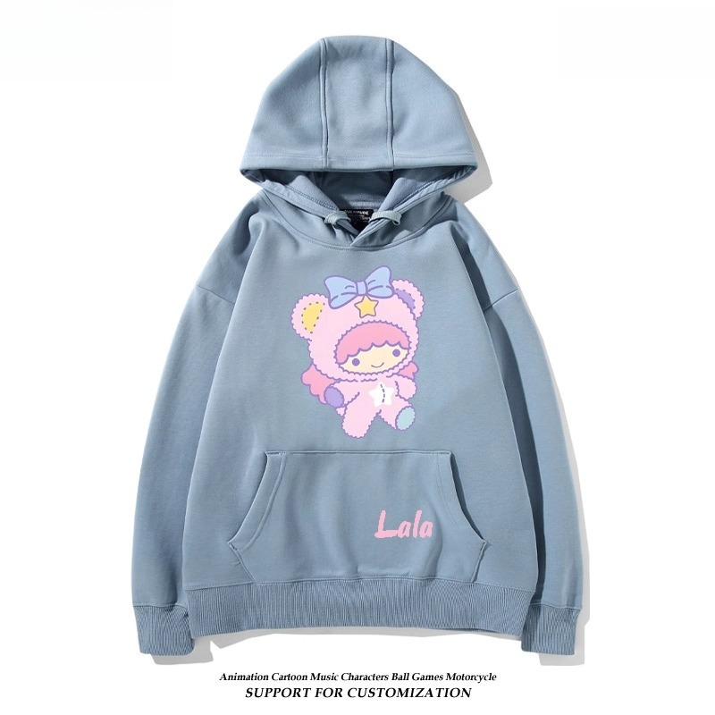 雙子星little twinstars新款 親子情侶男女連帽衛衣