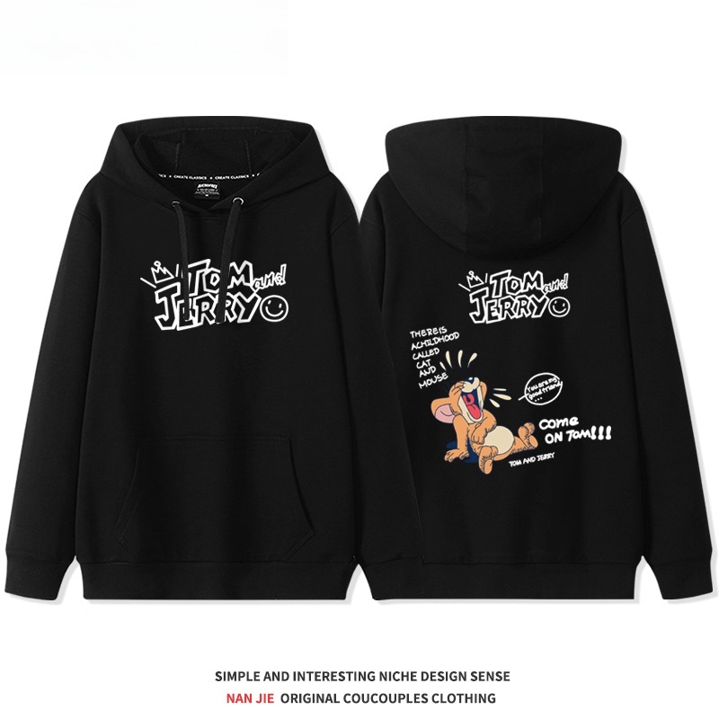 貓和老鼠 聯名衛衣2025秋冬新款 親子情侶裝連帽衛衣