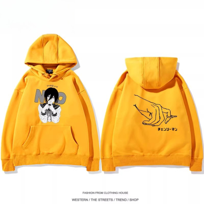 鏈鋸人 聯名衛衣2025秋冬新款 親子情侶裝連帽衛衣