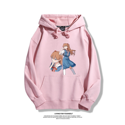 EVA新世紀福音戰士聯名衛衣2023秋冬新款親子情侶裝薄絨款連帽衛衣