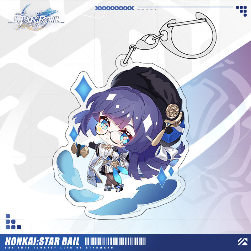 崩壞星穹鐵道愛莉希雅彥卿希露瓦景元白露姬子亞克力鑰匙扣掛飾【單買三件起送】