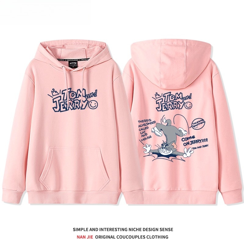 貓和老鼠 聯名衛衣2025秋冬新款 親子情侶裝連帽衛衣