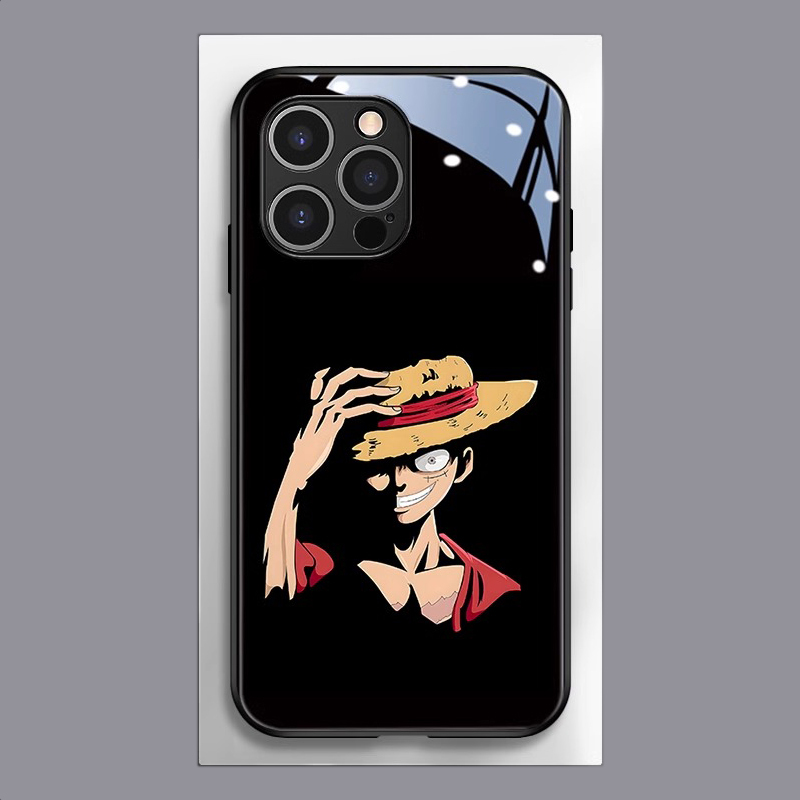 海賊王新款高清全包防摔玻璃殼