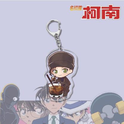 名偵探柯南周邊 灰原哀基德赤井秀一安室透世良真純亞克力鑰匙扣掛飾【單買三件起送】