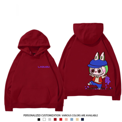 labubu新款 寬鬆百搭 秋冬款 寬鬆連帽衛衣