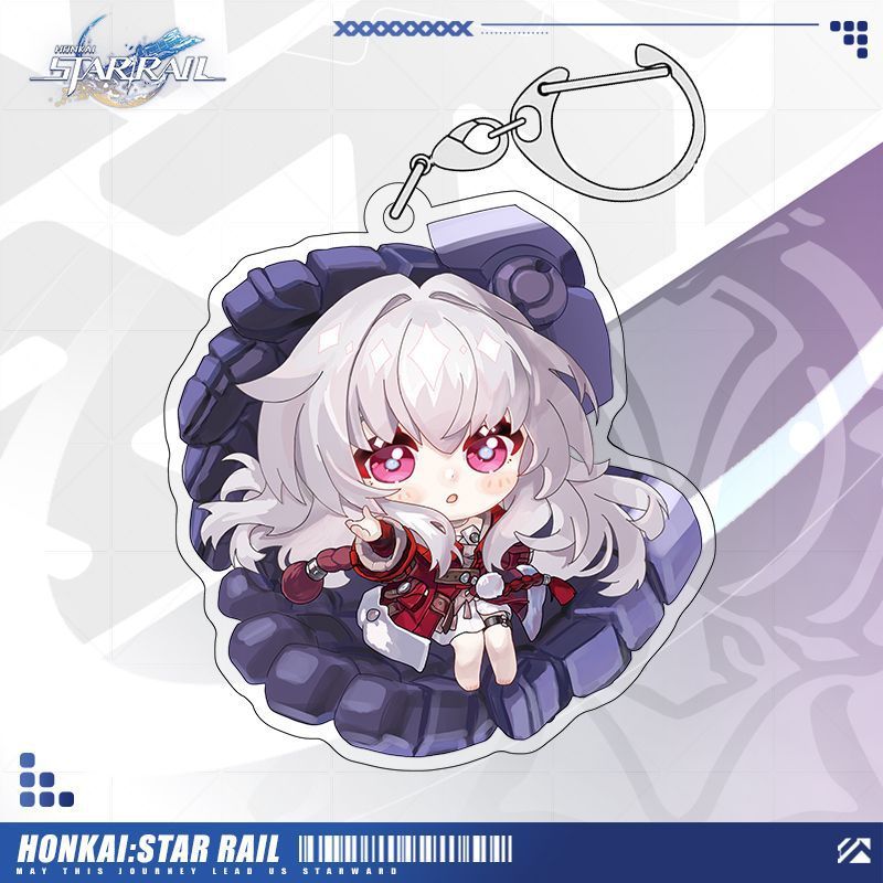 崩壞星穹鐵道愛莉希雅彥卿希露瓦景元白露姬子亞克力鑰匙扣掛飾【單買三件起送】