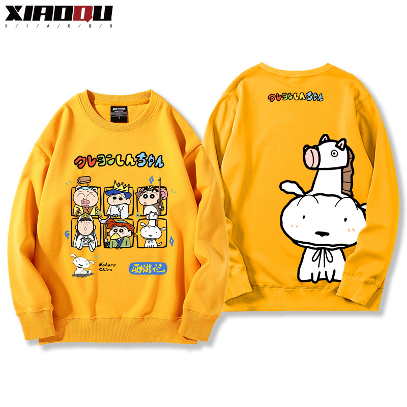 蠟筆小新聯名西遊記哈利波特玩具總動員小葵巴斯光年赫敏 2024親子情侶裝 圓領長袖