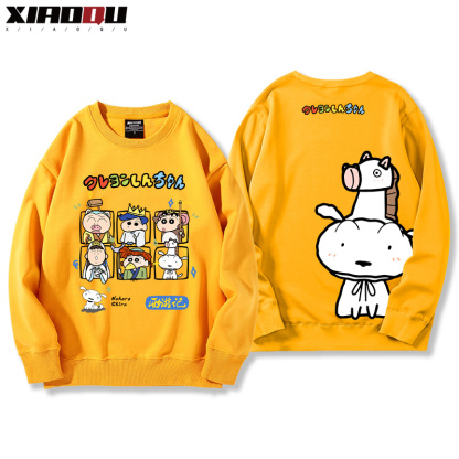 蠟筆小新聯名西遊記哈利波特玩具總動員小葵巴斯光年赫敏 2024親子情侶裝 圓領長袖