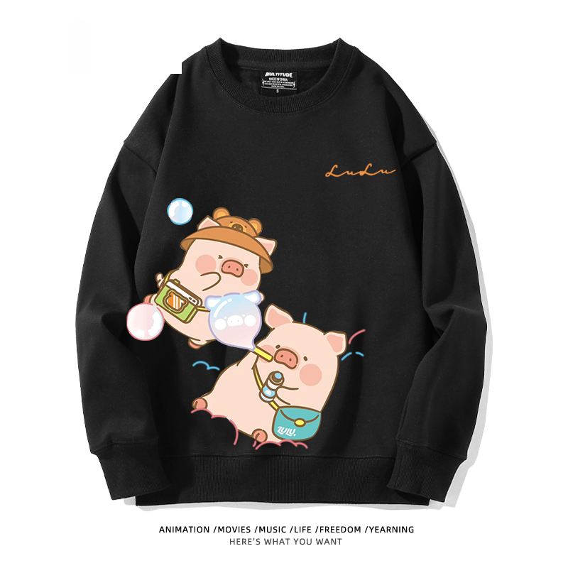 LuLu豬 聯名2024親子情侶裝 圓領長袖