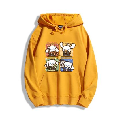 哈利波特聯名三麗鷗聯名衛衣2023秋冬新款親子情侶裝薄絨款連帽衛衣